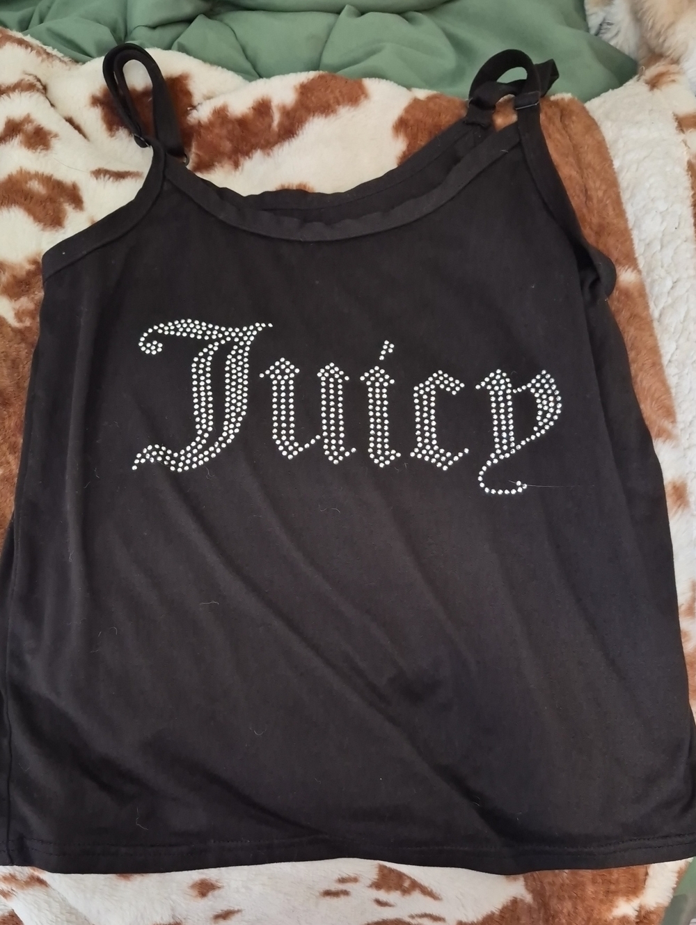 Juicy Couture Black Sleepwear Top Size L